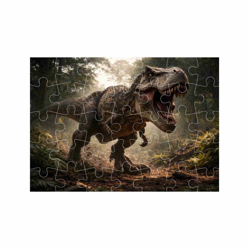 A4-es kirakó 29x20cm (40 darabos) képpel - tyrannosaurus rex