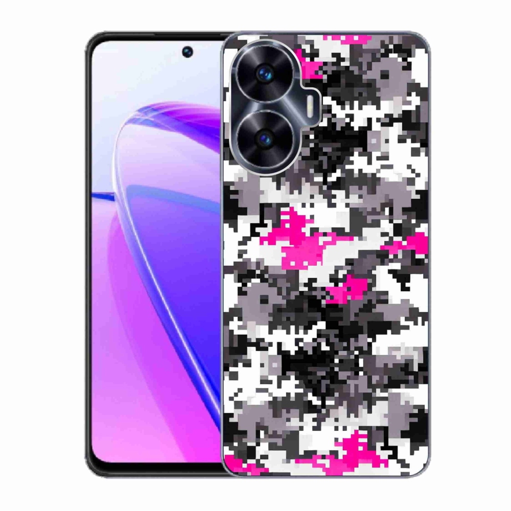 Gél borítás mmCase a Realme C55 készülékhez - álcázó minta 4