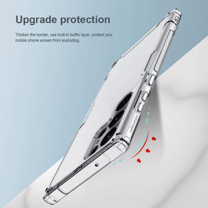 Nillkin Nature TPU PRO borító Samsung Galaxy S23 Ultra - Átlátszó