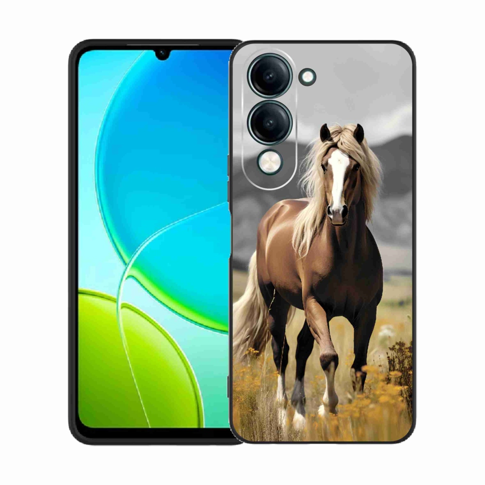 Zselés borítás mmCase a Vivo Y29s 5G-hez - barna ló 1