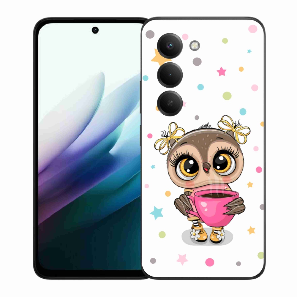 Gél borítás mmCase a Xiaomi Redmi 15 4G/5G (171mm) - rajzfilm bagolyhoz