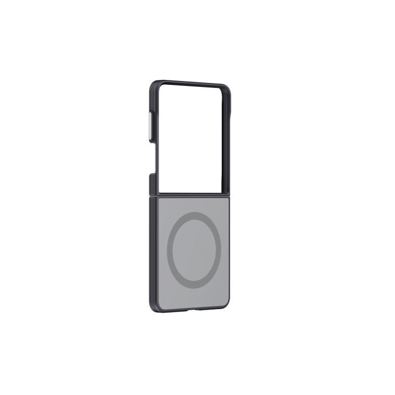 GP-FPF776HID Samsung Mirror mágneses tok a Galaxy Z Flip 8-hoz, ezüst