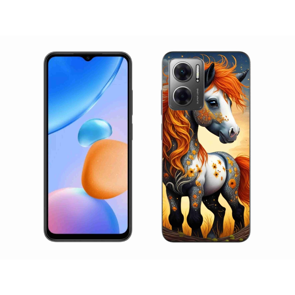 Gél borítás mmCase a Xiaomi Redmi 10 5G-hez - színes póni