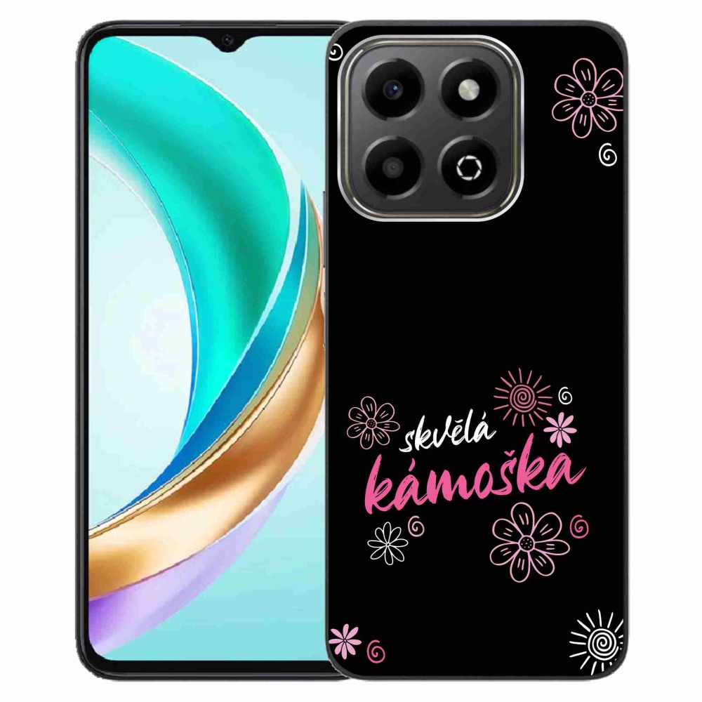 Gél borító mmCase a Honor X6b készülékhez - nagyszerű haver fekete háttérrel