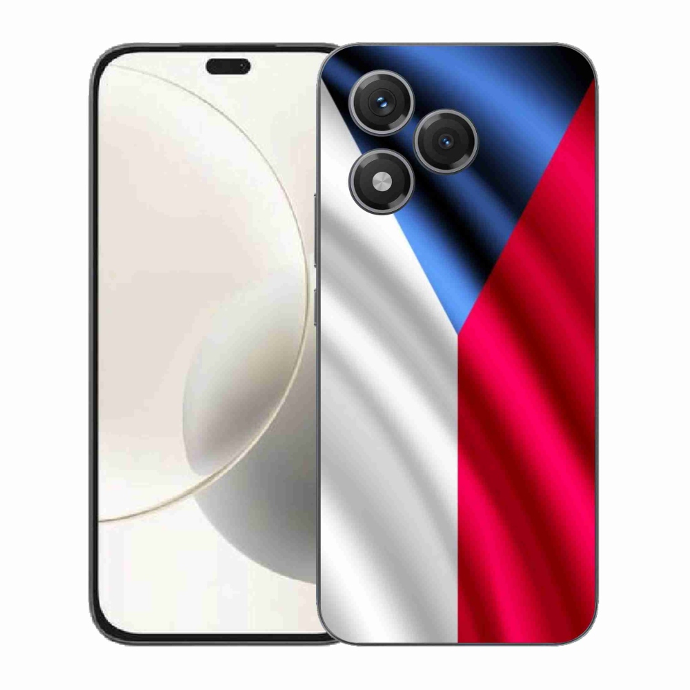 Zselés borítás mmCase a Honor 400 Lite számára - cseh zászló