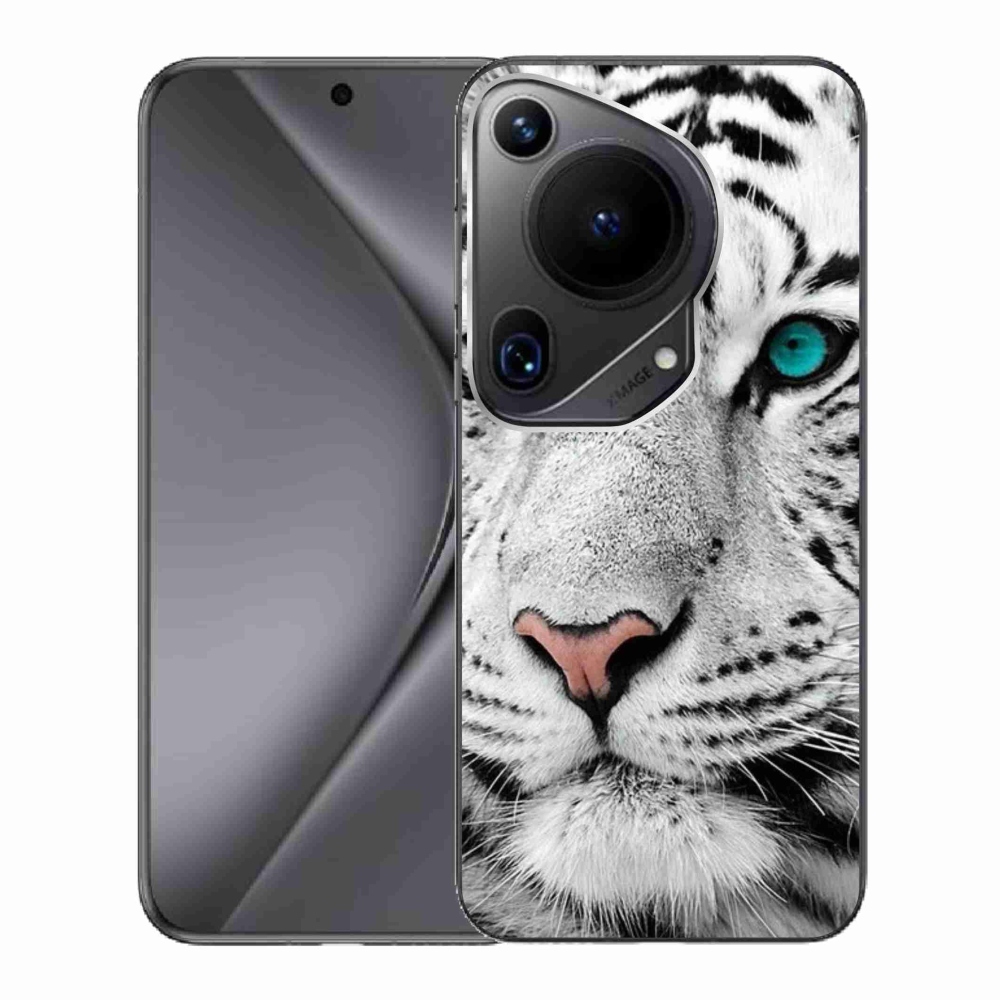 Gél borítás mmCase a Huawei Pura 70 Ultra készülékhez - fehér tigris