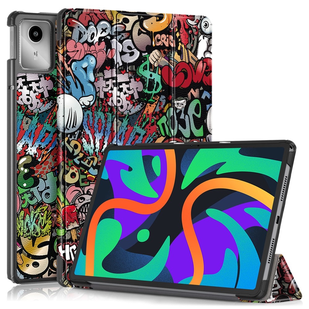 Patte intelligens záró tok Lenovo Tab M11/Tab K11 - graffiti