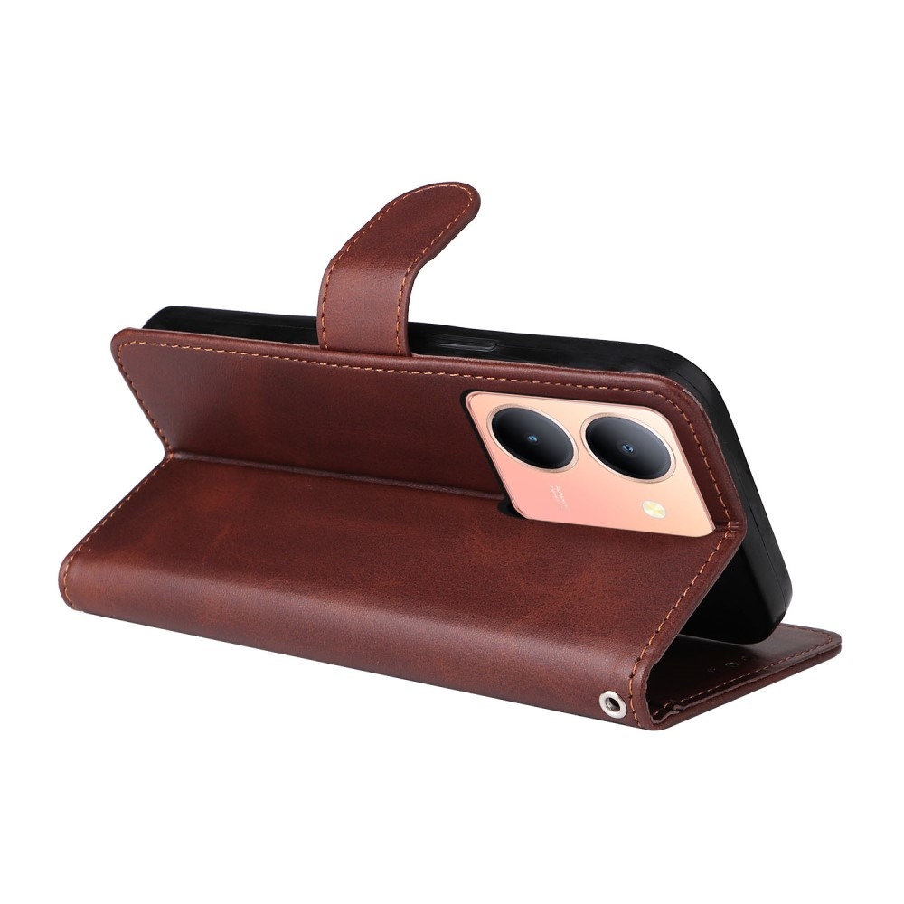 Vivo Y36 könyvtáska - barna