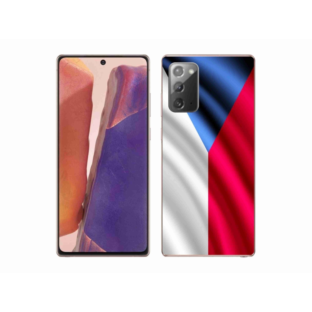 Zselés borító mmCase Samsung Galaxy Note 20/Note 20 5G - cseh zászlóhoz