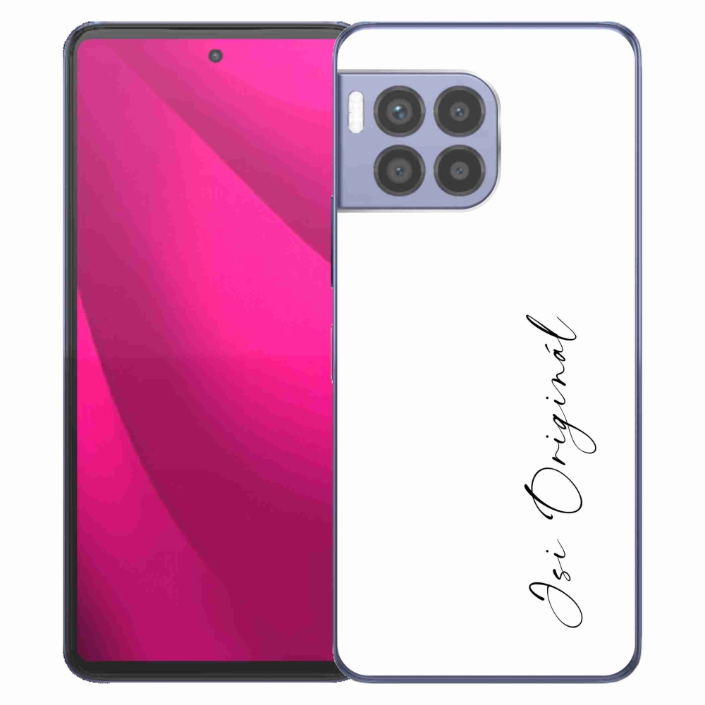 Gél borító mmCase a T-Mobile T Phone 2 Pro készülékhez - Ön az eredeti fehér háttérrel