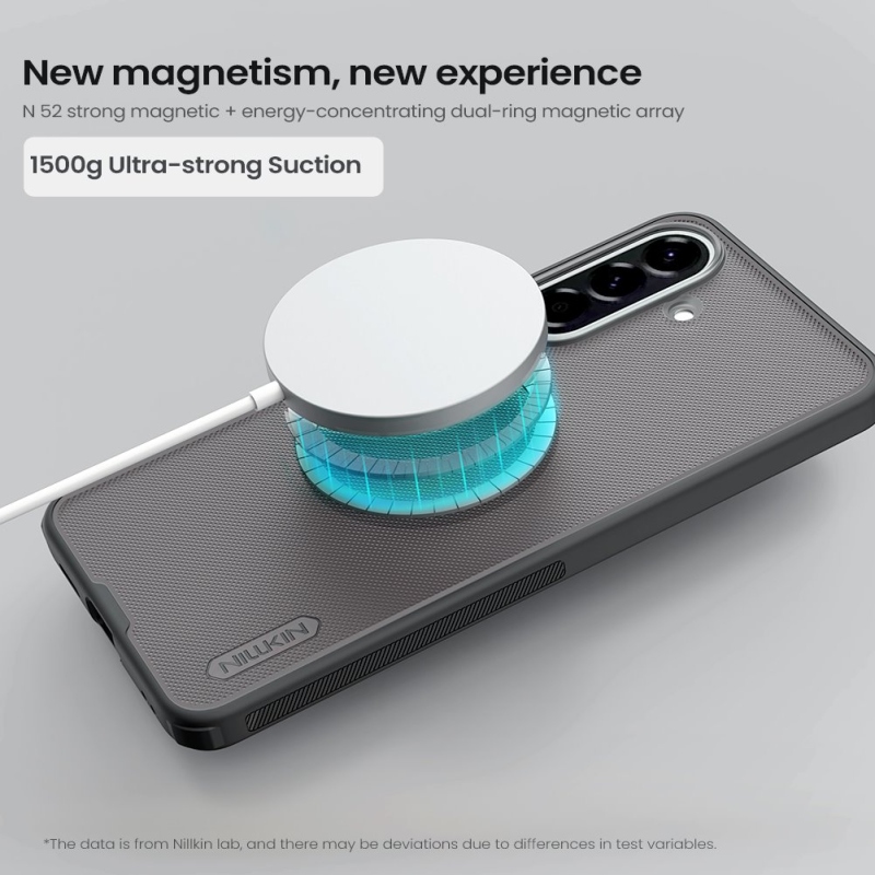 Nillkin Super Frosted PRO mágneses hátsó borító Samsung Galaxy A57 átlátszó fekete