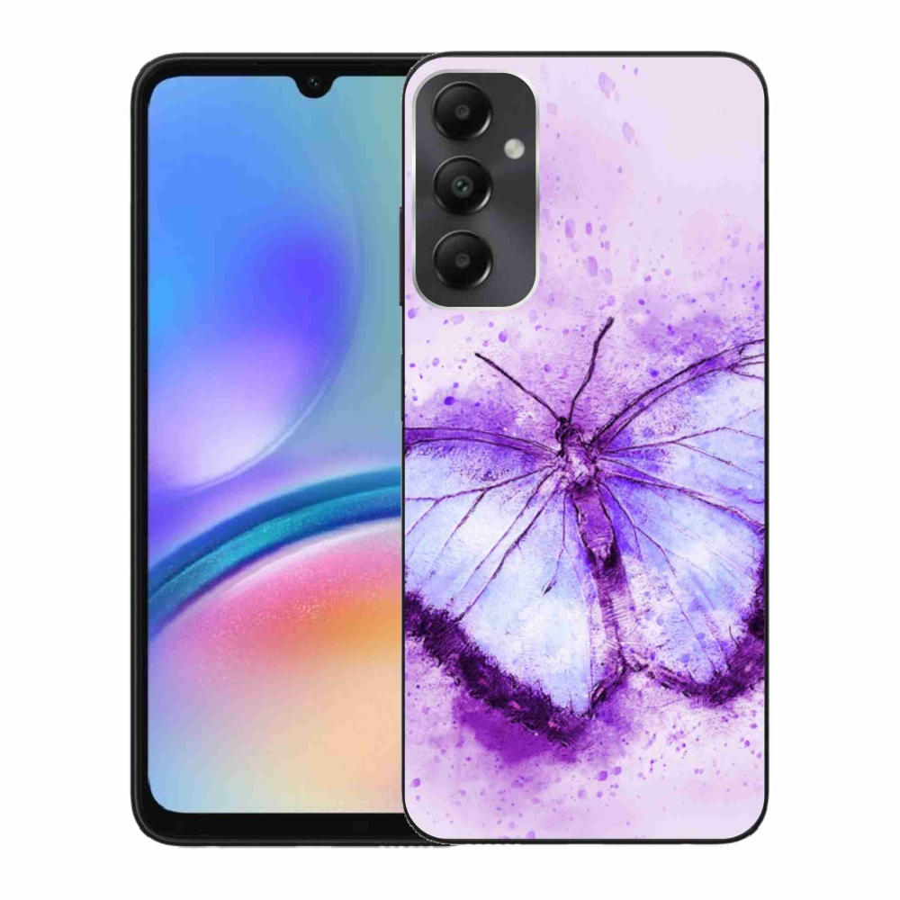 Gél védőhuzat mmCase Samsung Galaxy A05s készülékhez - lila pillangó