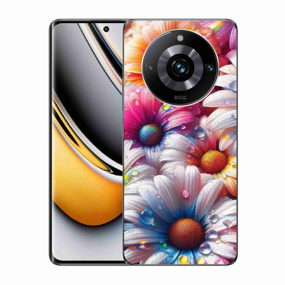 Zselés borítás mmCase a Realme 11 Pro/11 Pro+ készülékhez - színes margaréták
