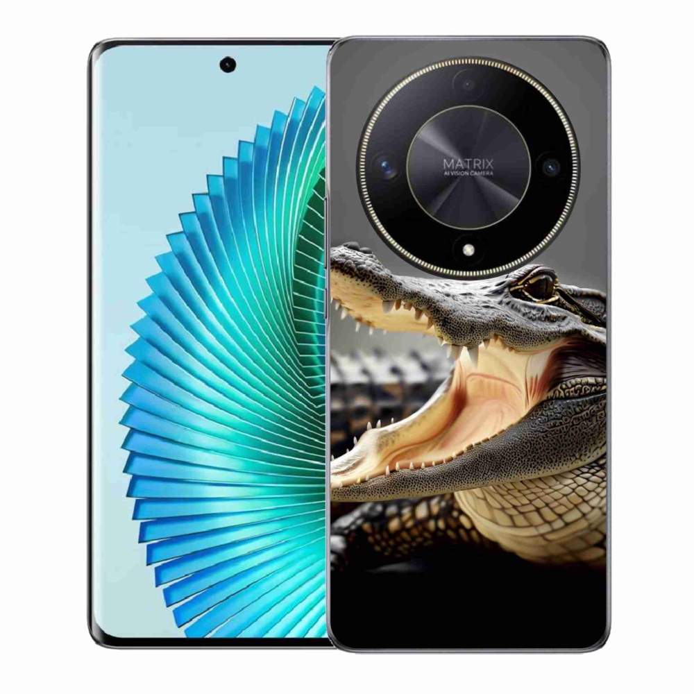 Gél borítás mmCase a Honor Magic 6 Lite 5G számára - krokodil