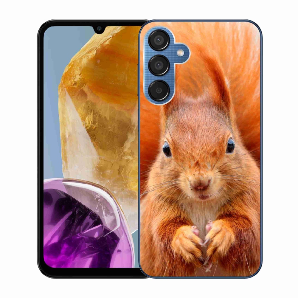 Gél védőhuzat mmCase Samsung Galaxy M15 5G - mókus