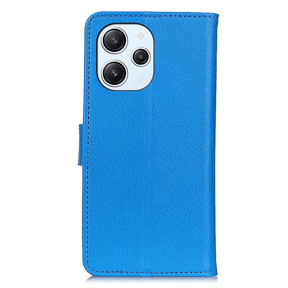 Litchie könyv tok a Xiaomi Redmi 12 4G/5G készülékhez - kék