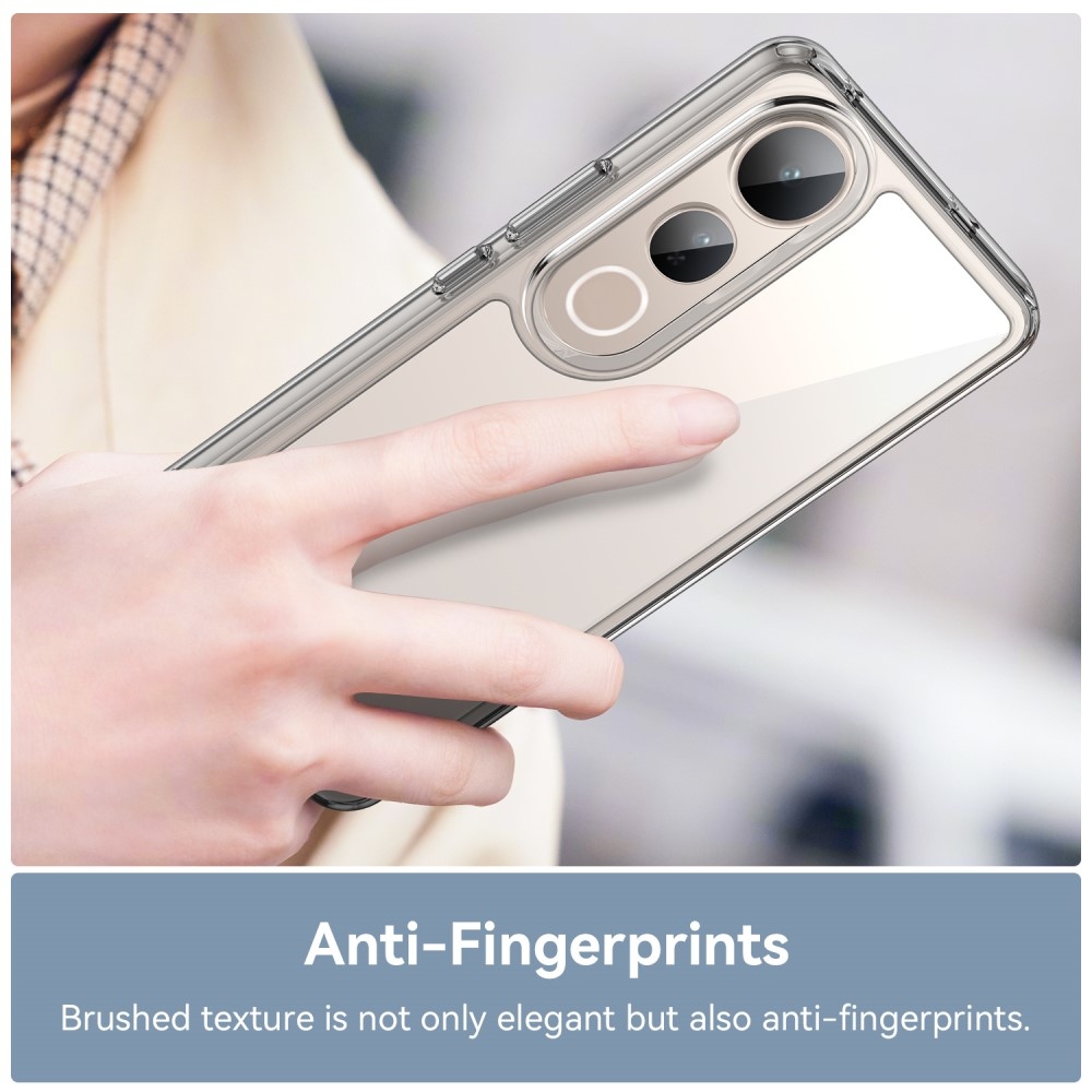 Gél tok fix hátlappal a Vivo V50 Lite 4G/5G készülékhez - átlátszó