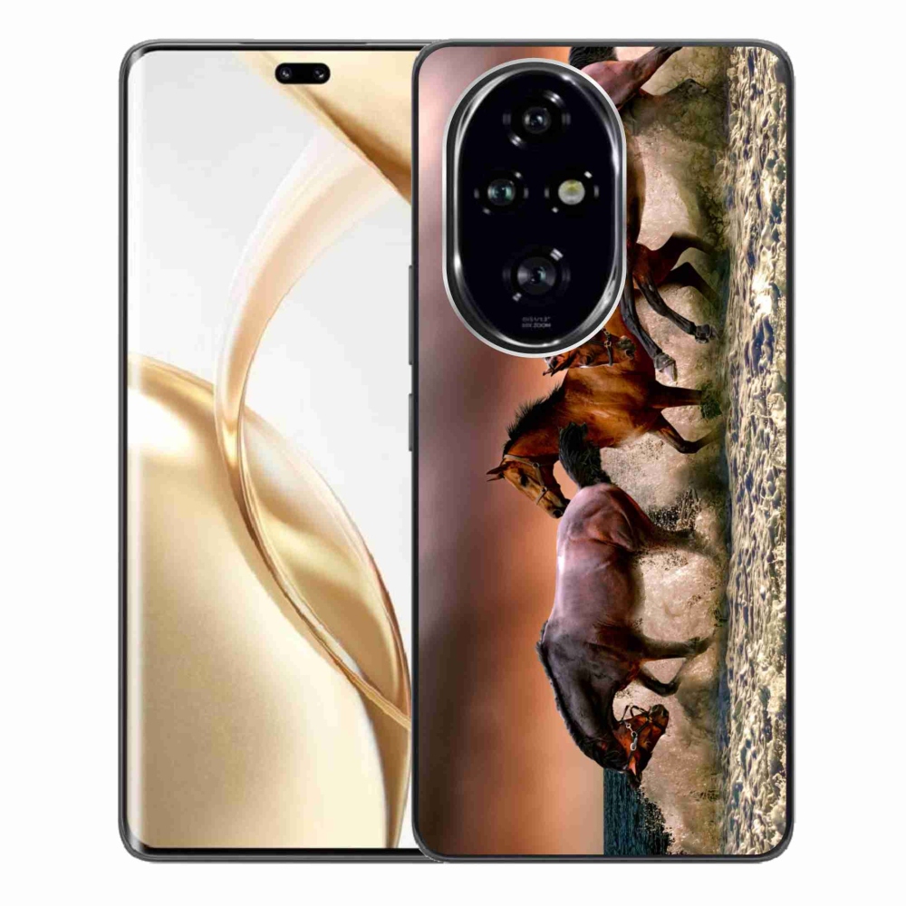Gél tok mmCase a Honor 200 Pro 5G készülékhez - lovak 1