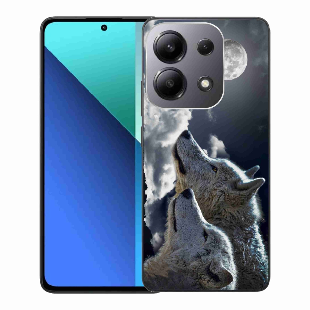 Gél borítás mmCase a Xiaomi Redmi Note 13-hoz - farkasok