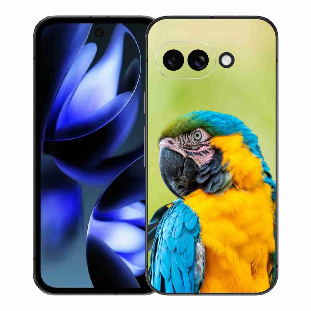 Gél borítás mmCase a Google Pixel 9a számára - papagáj ara 2