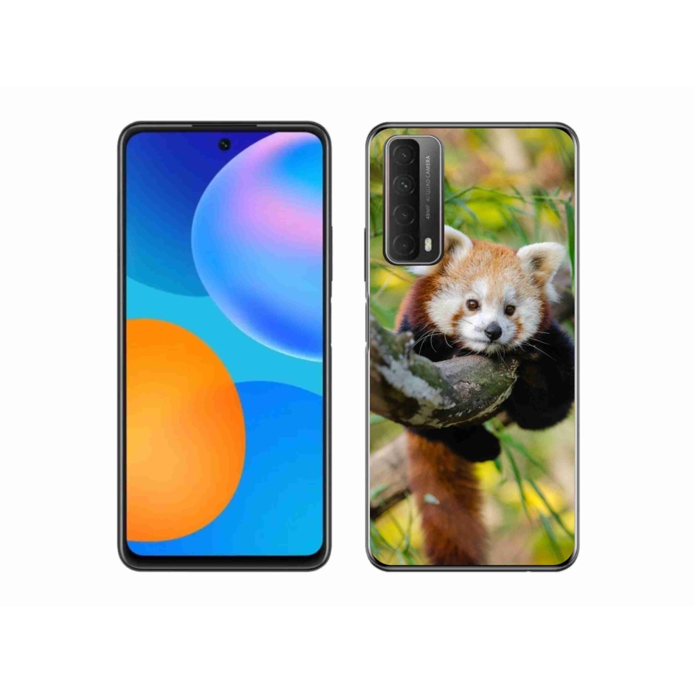 Gél védőhuzat mmCase a Huawei P Smart (2021) - panda piros