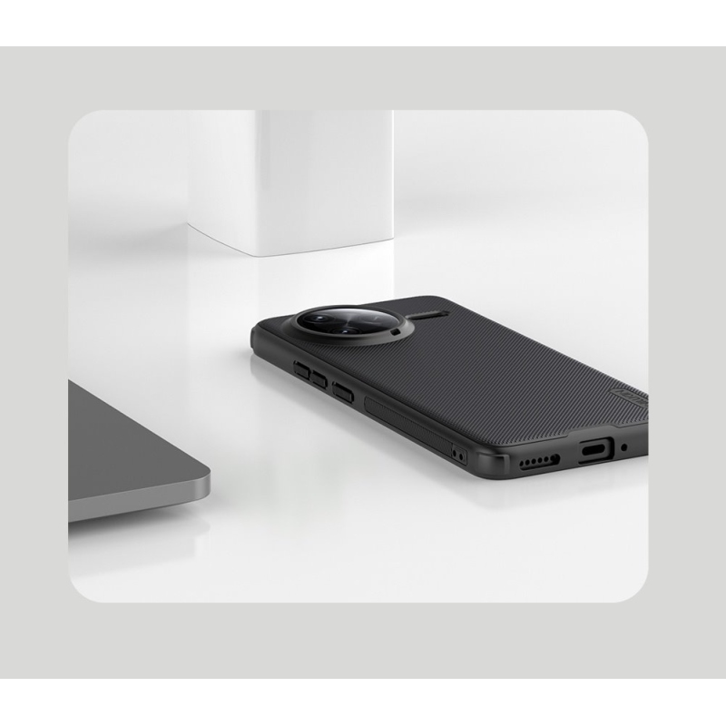 Nillkin Super Frosted PRO hátlap a Poco F7 Ultra számára Fekete