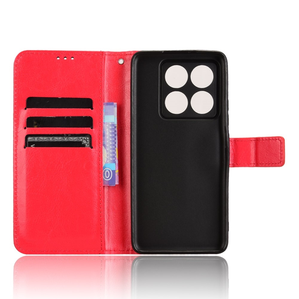 Őrült könyv tok a Xiaomi 14T Pro-hoz - piros