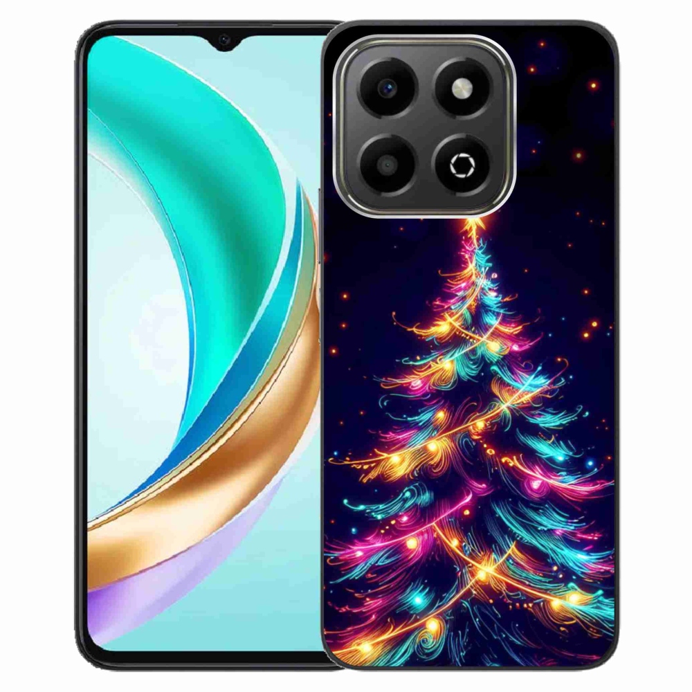 Gél borítás mmCase a Honor X6b készülékhez - neon karácsonyfa