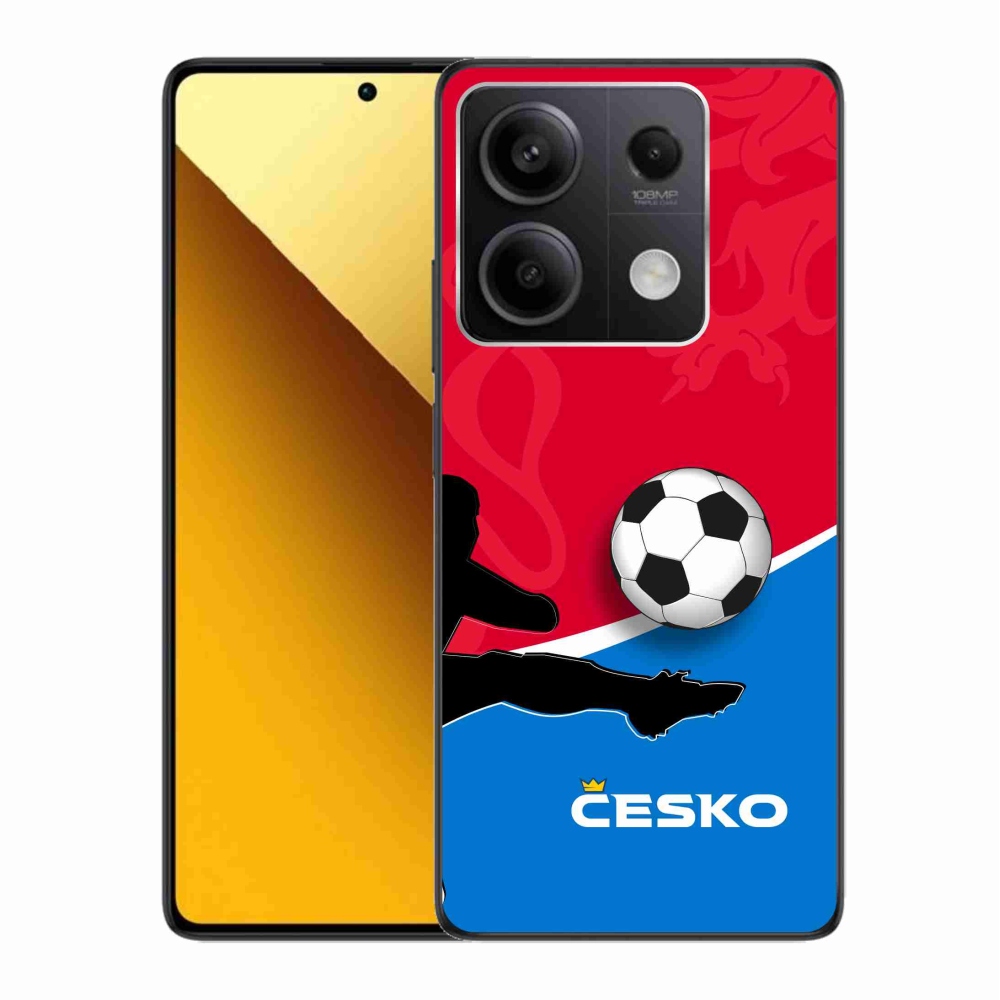 Gél borítás mmCase a Xiaomi Redmi Note 13 5G - futball Csehország 2