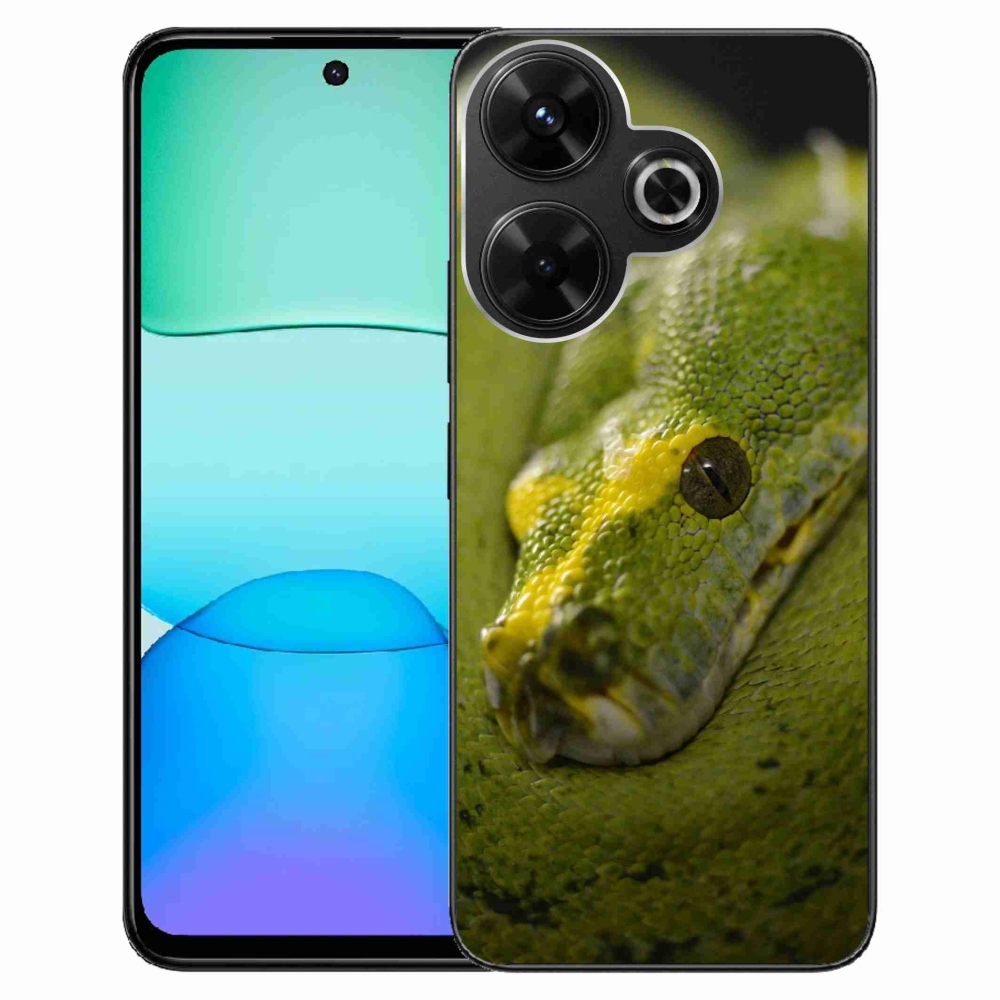 Gél borítás mmCase a Xiaomi Redmi 13 4G/Poco M6 4G - kígyó 2