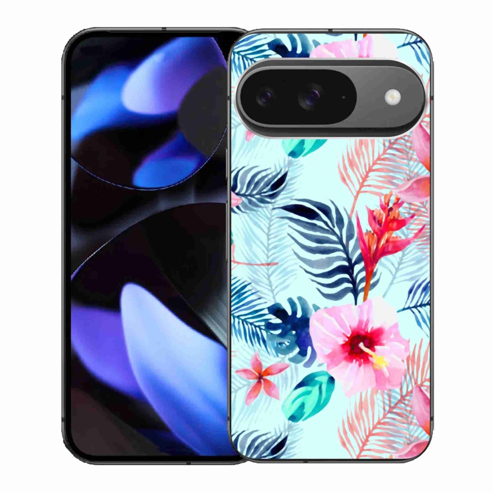 Gél borítás mmCase a Google Pixel 9/9 Pro számára - virágok