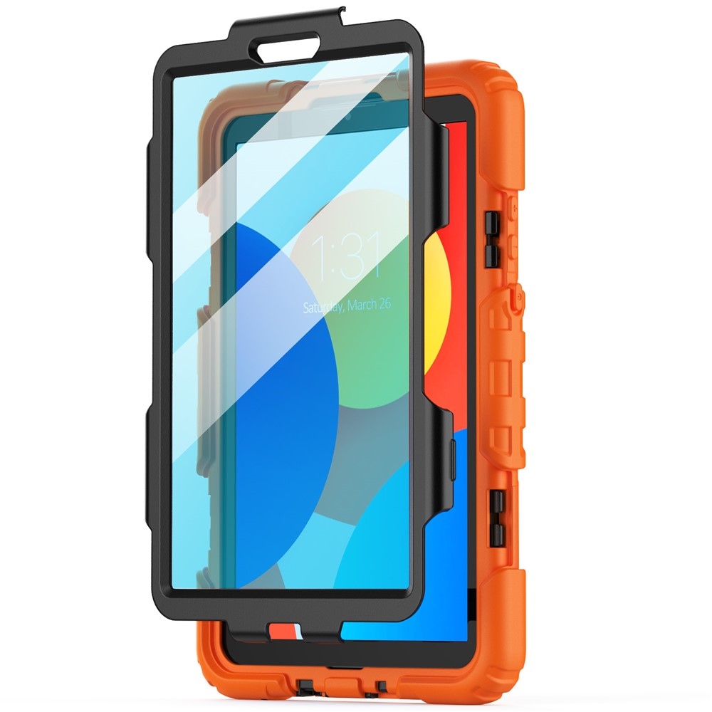 Strapabíró huzat kéztartóval és vállpánttal Xiaomi Redmi Pad SE 8.7 - narancssárga színűre