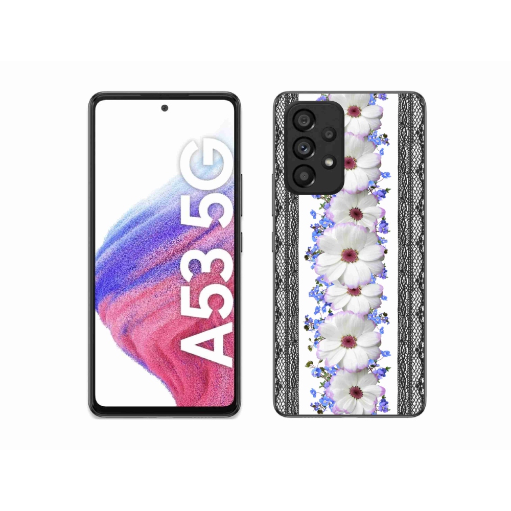 Gél borítás mmCase Samsung Galaxy A53 5G - virágok 8