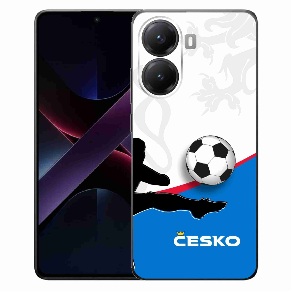 Gél borítás mmCase a Xiaomi Poco X7 Pro 5G - futball Csehország 3