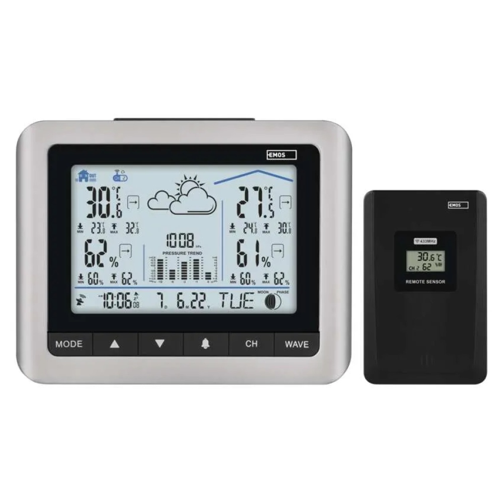 Vezeték nélküli otthoni időjárásmérő állomás E0316