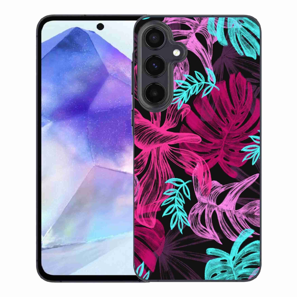 Gél borítás mmCase Samsung Galaxy A55 5G - virágok 1