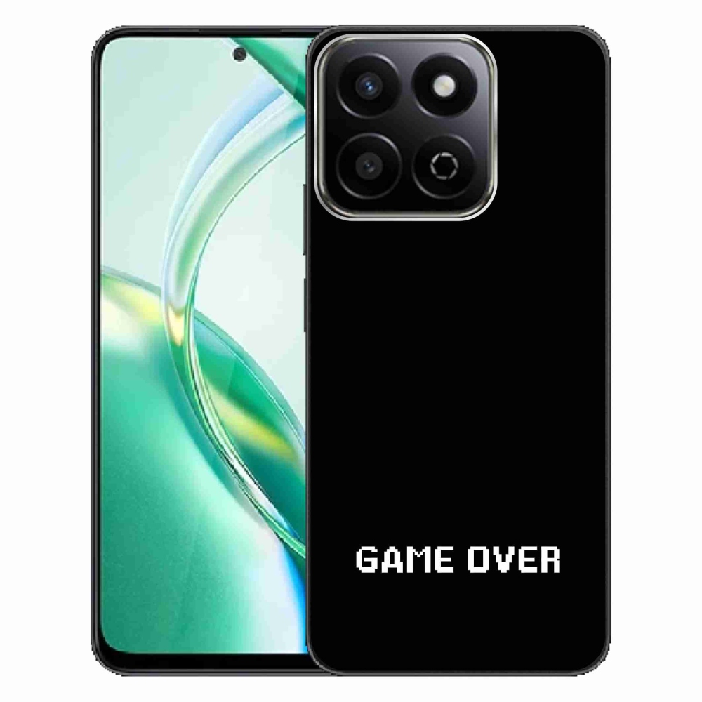 Zselés borító mmCase a Honor 200 Smart 5G készülékhez - játék fekete háttérrel