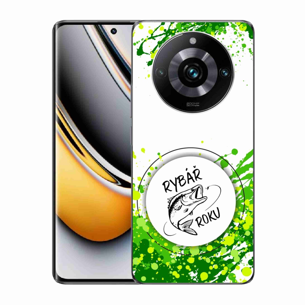 Gélborítás mmCase a Realme 11 Pro/11 Pro+ készülékre - az év halászának fehér háttere