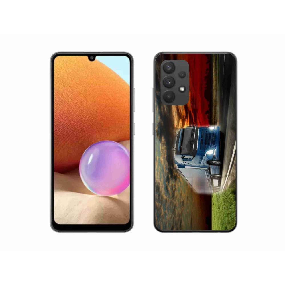 Gél borítás mmCase a Samsung Galaxy A32 4G - teherautóhoz 4