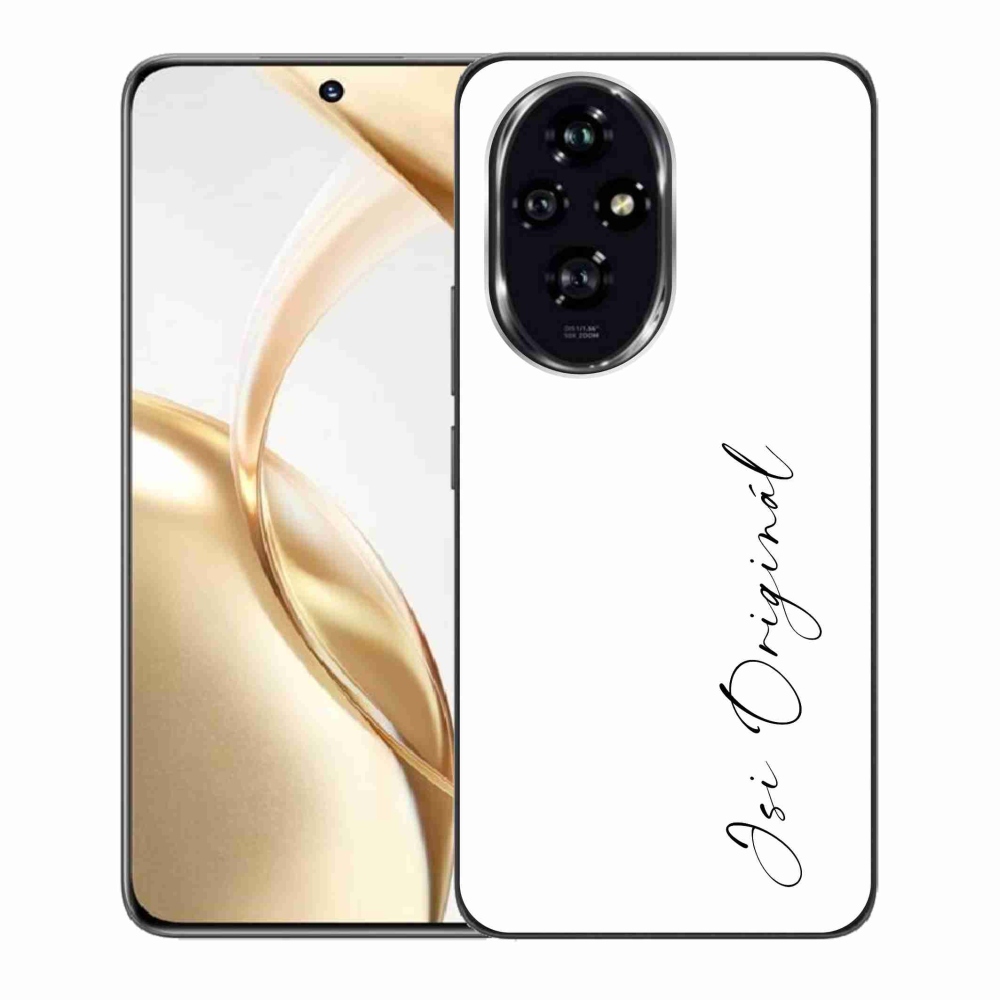 Gél borító mmCase a Honor 200 5G számára - te vagy az eredeti fehér háttér