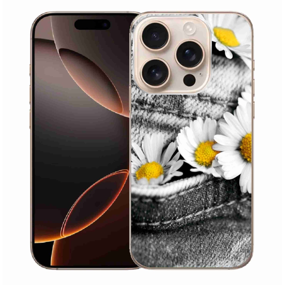 Gél tok mmCase iPhone 16 Pro Max készülékhez - Százszorszépek