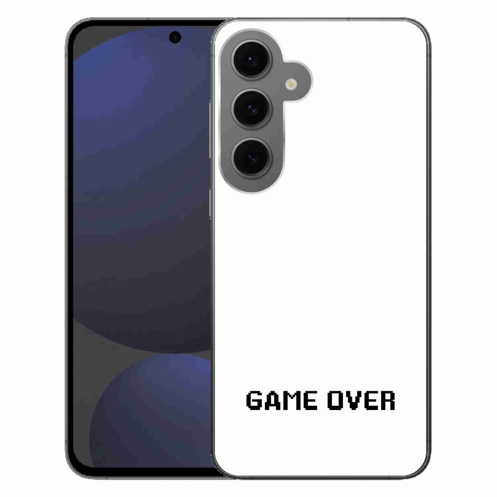 Gél borítás mmCase Samsung Galaxy S24 FE - játék fehér háttérrel