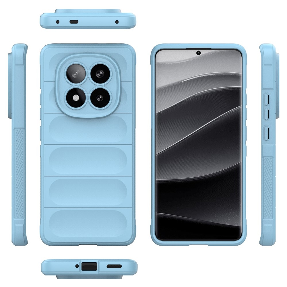 Rugg tartós zselés tok Xiaomi Redmi Note 14 Pro+ 5G - világoskék színben