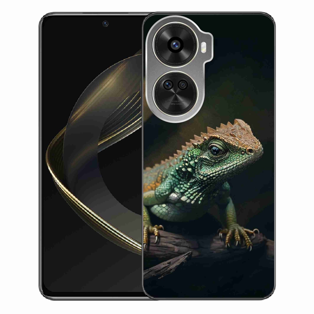 Gél borítás mmCase a Huawei Nova 12 SE számára - gyík