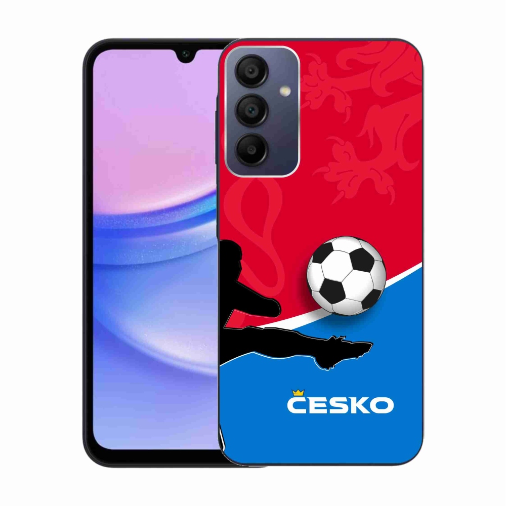 Gél borítás mmCase Samsung Galaxy A15 4G/5G - futball Csehország 2