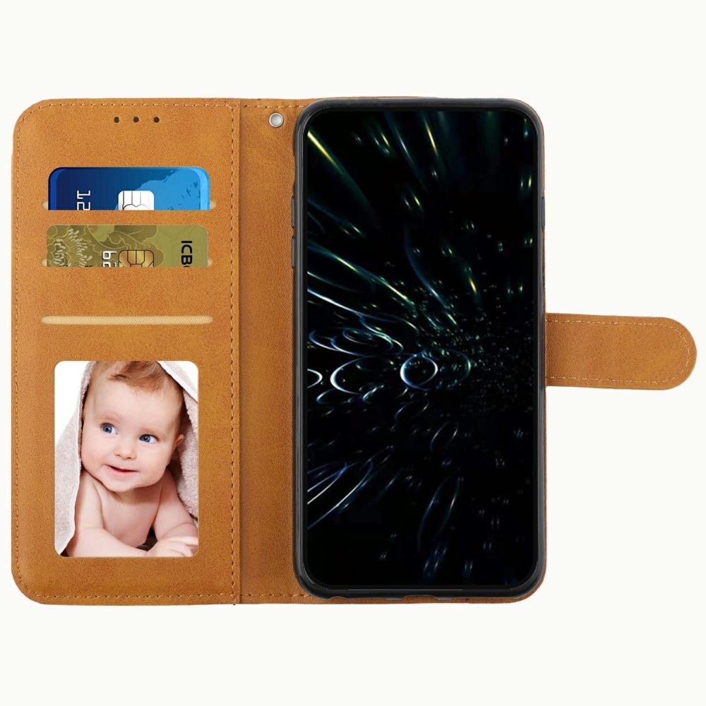 Line könyvtáska a Realme C75 készülékhez - sárga