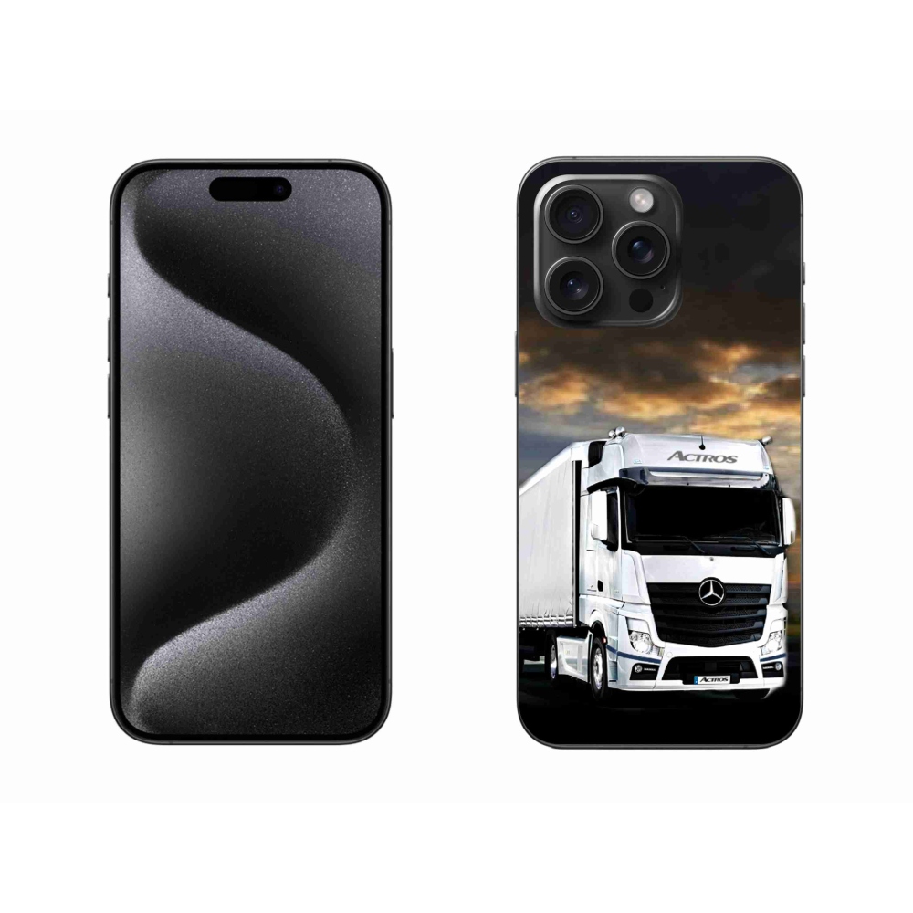 Zselés borítás mmCase iPhone 15 Pro Max készülékhez - teherautó