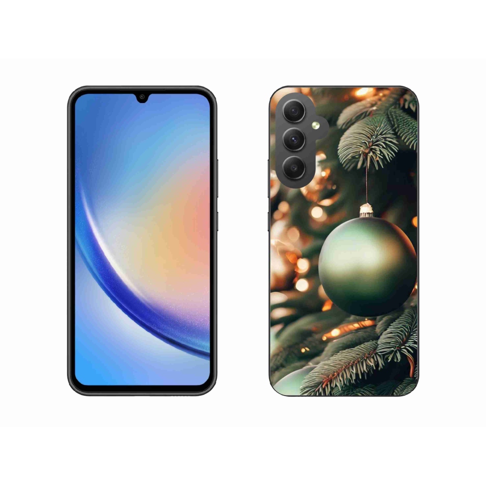 Gél borítás mmCase Samsung Galaxy A34 5G - karácsonyi dekorációk 1