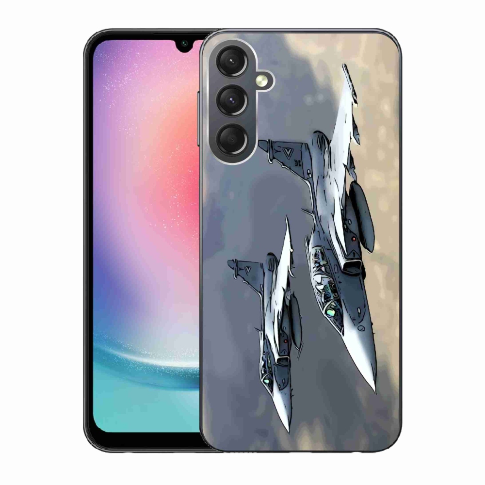 Gél borítás mmCase Samsung Galaxy A24 - vadászrepülőkhöz