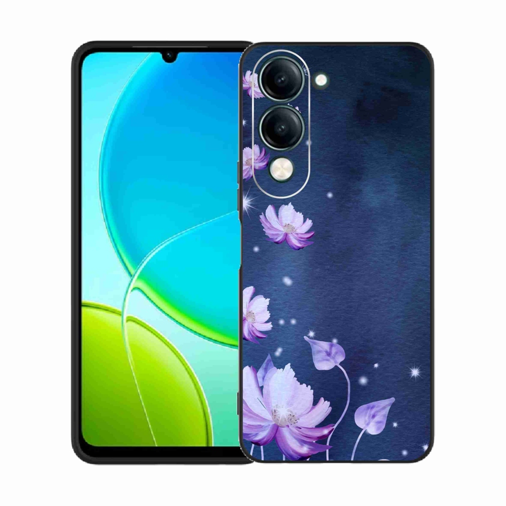 Gél borító mmCase a Vivo Y29s 5G számára - hulló virágok